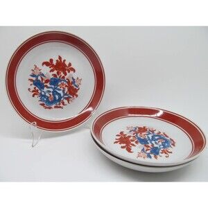 Seymour Mann "Nara" 7 3/4" Coupe Cereal Soup Bowls Set Of 3 Bowls